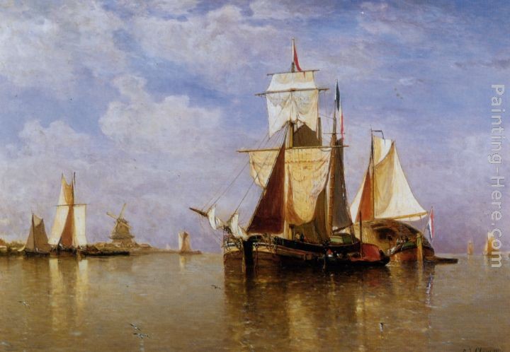 Paul-Jean Clays Shipping off the Dutch Coast